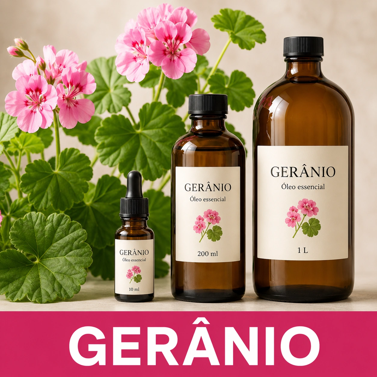 Óleo essencial de Gerânio