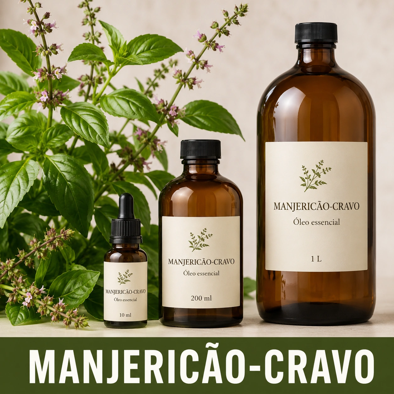 Óleo essencial de Manjericão cravo
