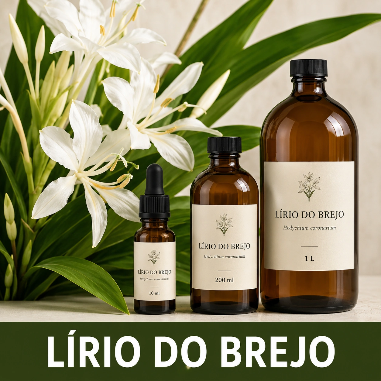 Óleo essencial de Lírio do brejo