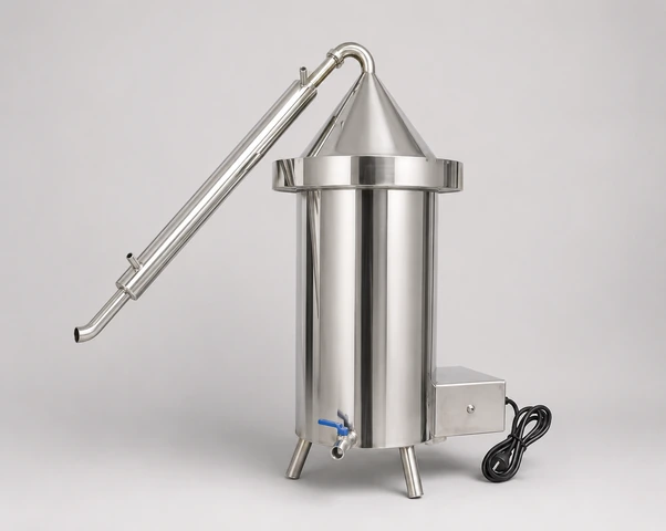 Microdestilador 27 L em aço inox 304
